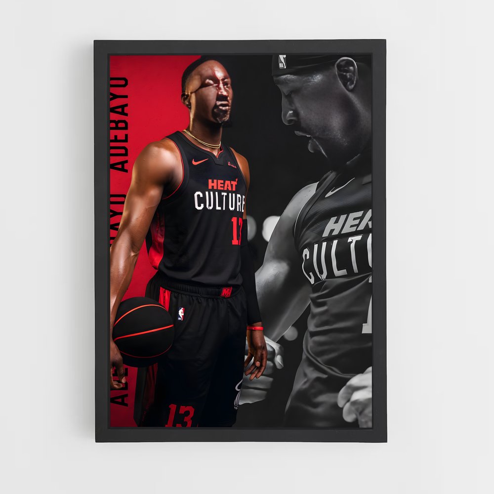 Poster Slam Dunk Adebayo – affiche Basketball (vue 2)